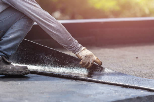 Professional Waterproofing technician working in Darby, PA